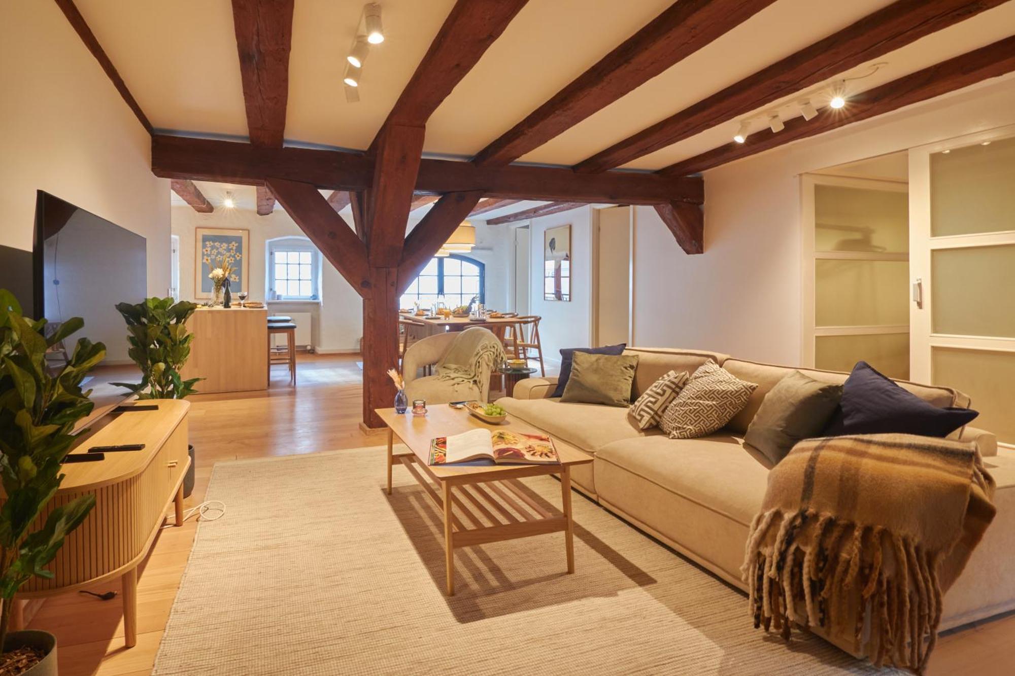 Warm 3br Loft With Exposed Beams Copenhague